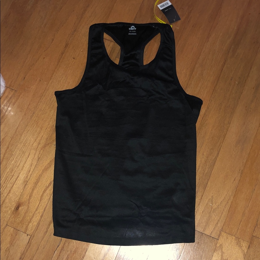 Crivit Black Racerback Tank Top